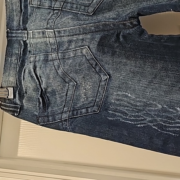 Rossini jeans distressed wide leg - Picture 5 of 9